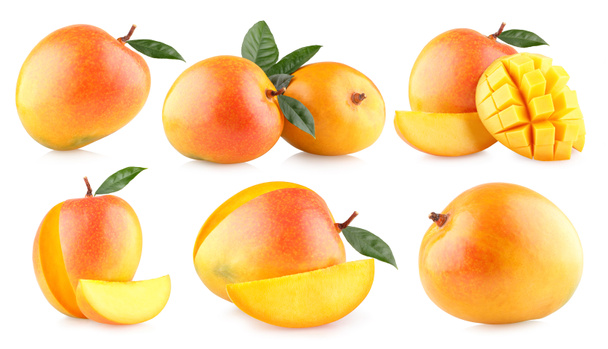Collection of 6 mango images - Photo, Image