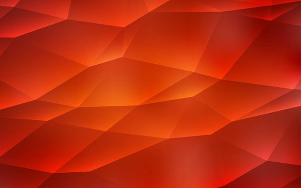 Dark Red vector texture in triangular style. Decorative design in abstract style with triangles. Pattern for busines ad, booklets, leaflets - Vector, Image