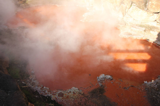 Hot Springs like hell in Beppu Japan. - Photo, Image