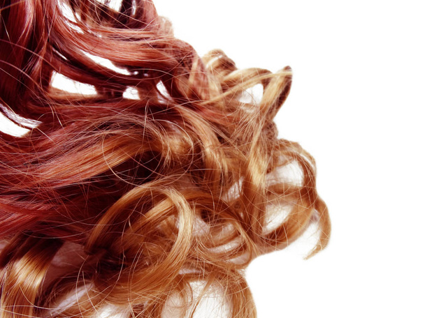 текстура волосся ombre кучерявий абстрактний стиль моди фон
                                - Фото, зображення