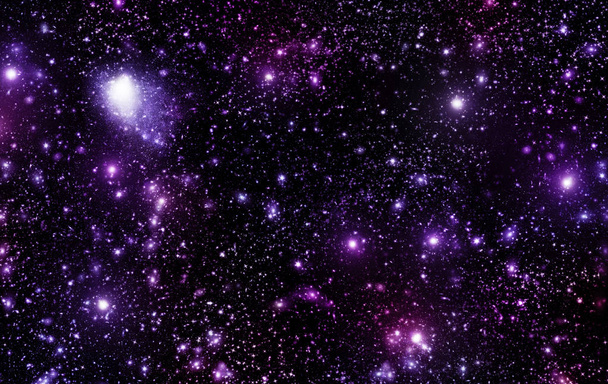 Un espacio de la galaxia, atmósfera con estrellas en el fondo oscuro
 - Foto, Imagen