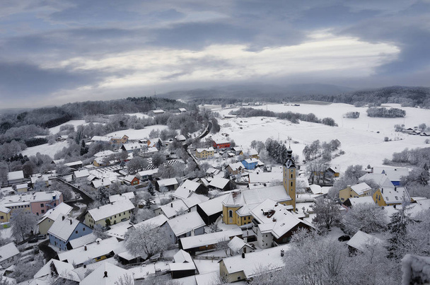 a town at Christmas - Foto, imagen