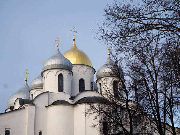 Saint Sophia Cathedral in Veliky Novgorod Kremlin - Foto, afbeelding