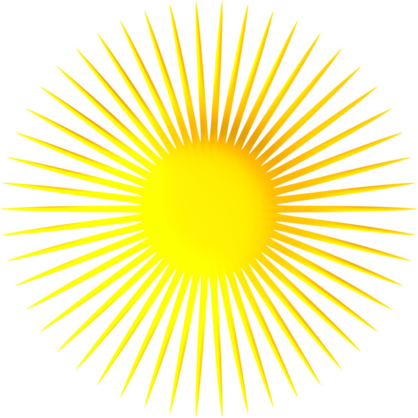 izolované slunce - Fotografie, Obrázek