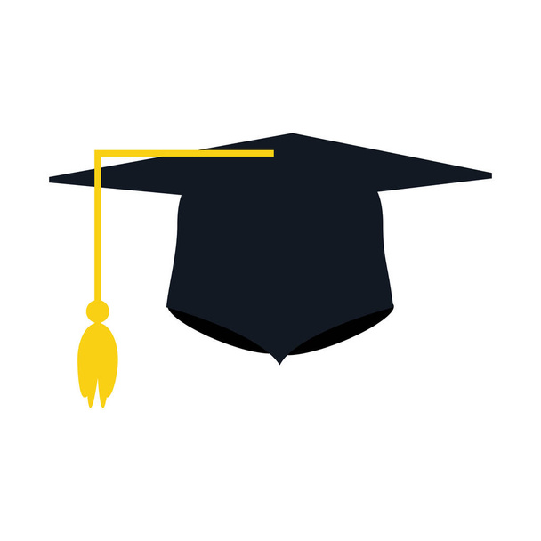 chapéu ícone de graduação isolado
 - Vetor, Imagem