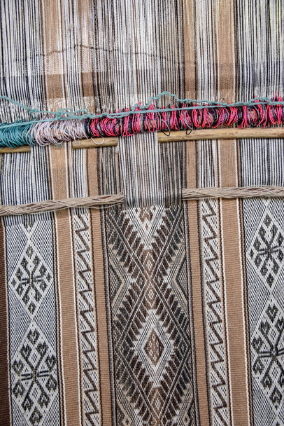 Traditionele Andes textiel-ontwerpen. Arequipa, Peru - Foto, afbeelding