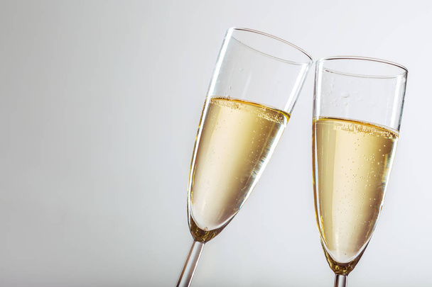 New years eve celebration background with champagne - Fotó, kép