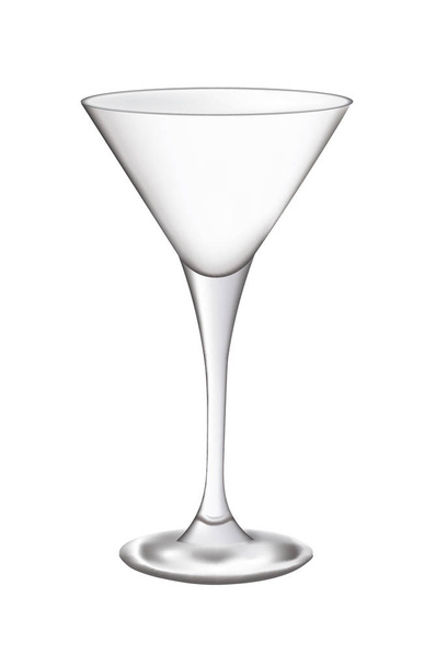 Koktejlové sklenice prázdná, vektorové ilustrace - Vektor, obrázek