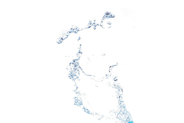 Αφηρημένο νερό πιτσιλίζει απομονωμένο σε λευκό φόντο. - Φωτογραφία, εικόνα