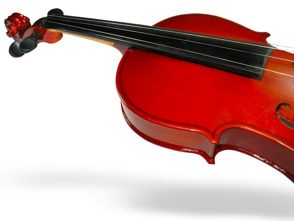 Clássico violino close-up com sombra
 - Foto, Imagem