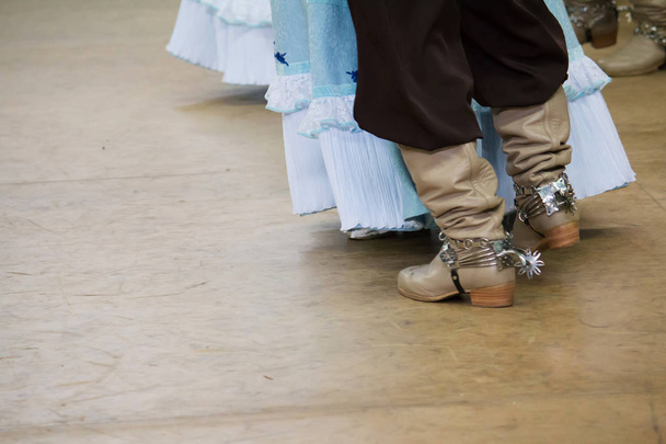 Os pés dos dançarinos típicos de gauchesque
. - Foto, Imagem