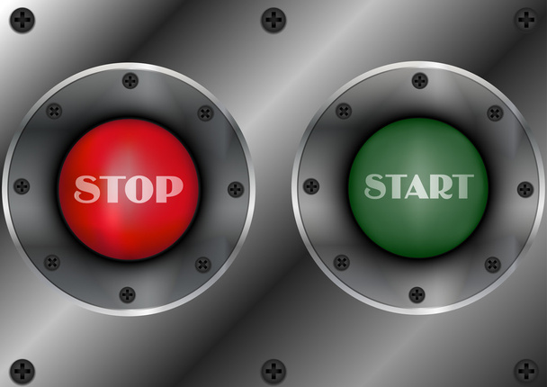 Векторне зображення двох кнопок
 - Вектор, зображення