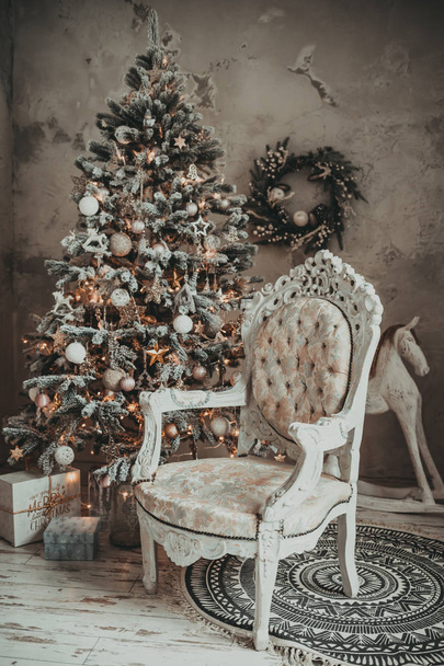 Christmas holiday vintage decorations - Foto, afbeelding