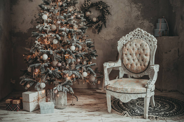 Christmas holiday vintage decorations - Zdjęcie, obraz