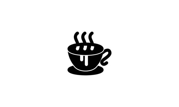 カップ コーヒー アイコン冬テンプレート ベクトル - ベクター画像