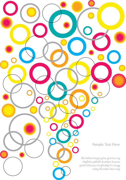 abstract vector background with symmetrical shapes - Vector, Image