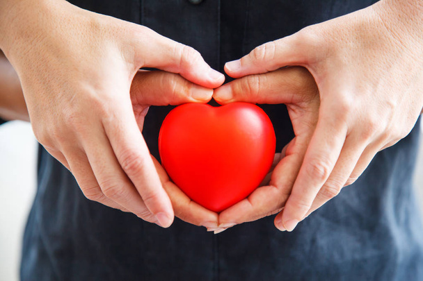 червоне серце, яке тримається чоловічими та жіночими руками, представляє допомогу руками, допомагає один одному, кохає, партнерство, співчуття, допомога клієнтам та пацієнтам, підтримує психологічну потребу, концепцію сервісу
 - Фото, зображення