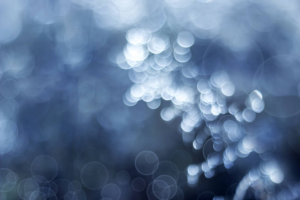 Blue bokeh abstract background. - Photo, Image