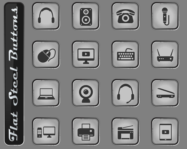 Dispositivi semplicemente icone
 - Vettoriali, immagini