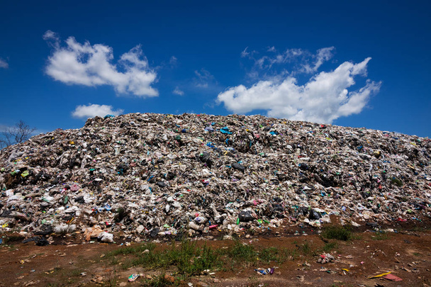 Landscape With Garbage Dump Hill - Photo, Image