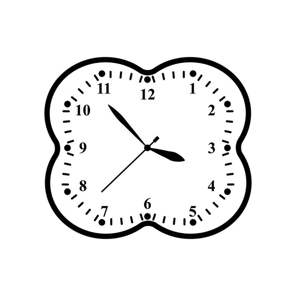 Ένα εικονίδιο ρολογιού στη διάρθρωση λεπτά χρόνο - Διάνυσμα, εικόνα