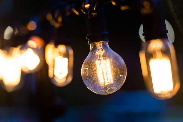 světlo lampa elektřina závěsné zdobit domácí interiér v Štědrý den - Fotografie, Obrázek
