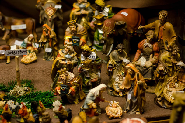Saints figures in market - Photo, Image