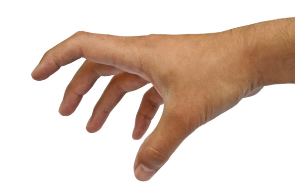 Male Hand Grabbing Pose - Photo, Image