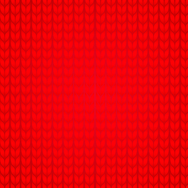 Fondo rojo de punto. Jersey vista de cerca
 - Vector, Imagen