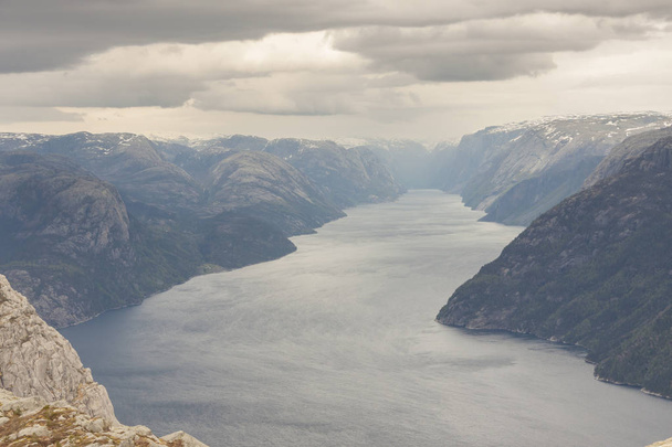 Híres mérföldkő - látogasson, Norvégia, Európa. - Fotó, kép