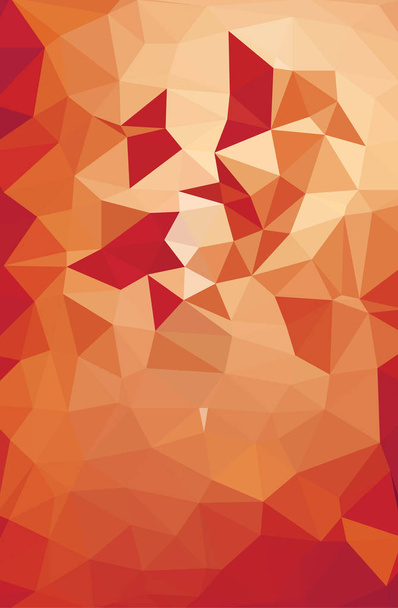 抽象的な幾何学的なポリゴン背景 - 三角形の低ポリ パターン - フルカラー スペクトル虹 - ベクター画像