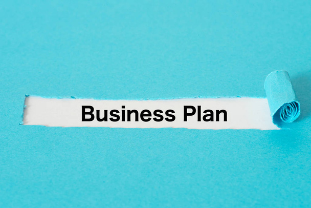 Un pedazo de papel y un plan de negocios
 - Foto, imagen