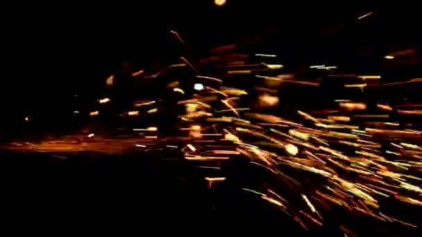Abstract background with shining bokeh sparkles. Abstract bokeh particles. - Video