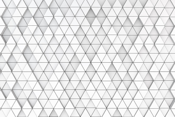 background of a variety of triangles. 3d render - Photo, Image