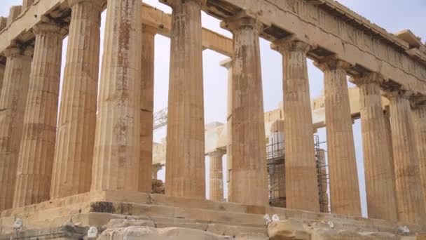 Antik Parthenon, Atina Akropol. - Video, Çekim