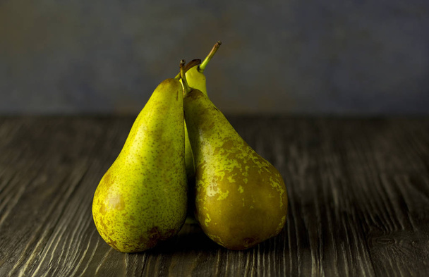 three fresh green pears - Photo, Image