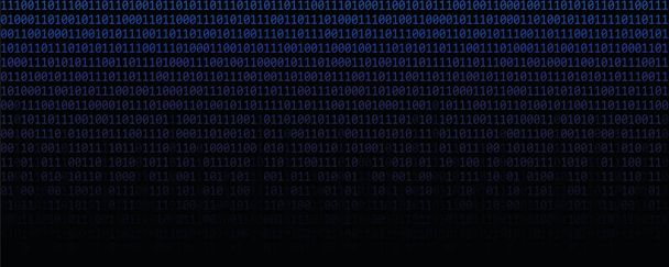 technologie web matrix kódu modré binární data - Vektor, obrázek