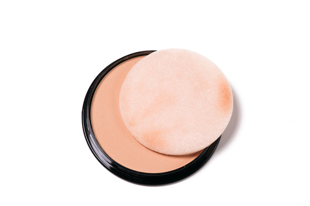 Cosmetic powder compact - Foto, afbeelding