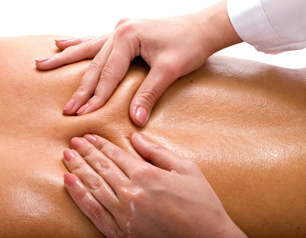Massage of back. Spa resort. - Photo, Image
