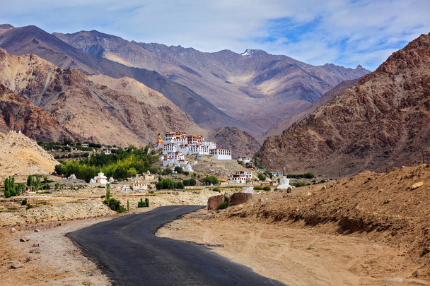 Spituk gompa, Ladakh, Kaszmir - Zdjęcie, obraz