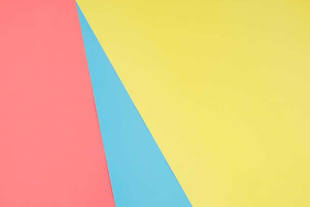 Abstract color paper geometric background. Creative design wallpaper - Foto, imagen