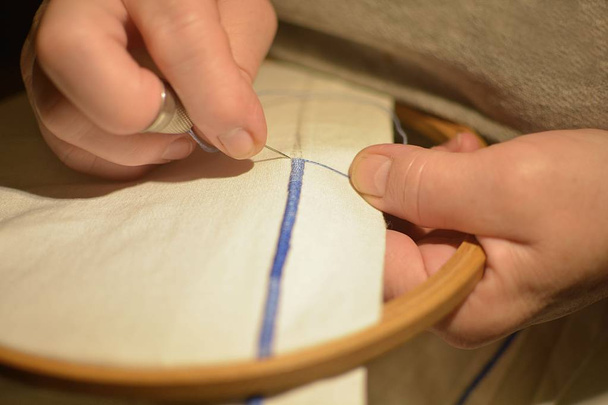 traditional folk art - embroidery - Valokuva, kuva
