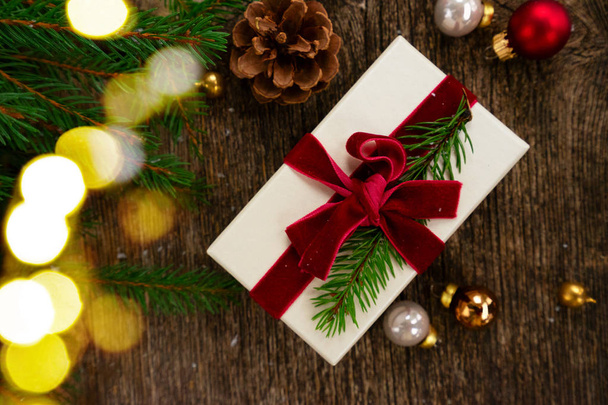 Christmas gift giving - Фото, изображение