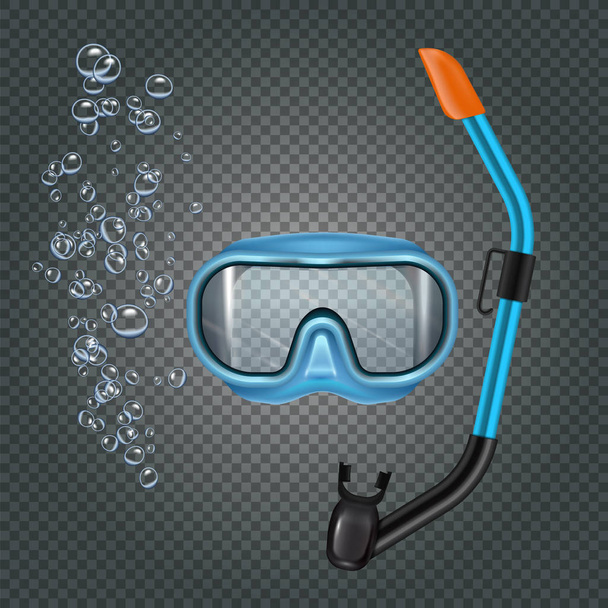 Set de snorkel Transparente
 - Vector, imagen