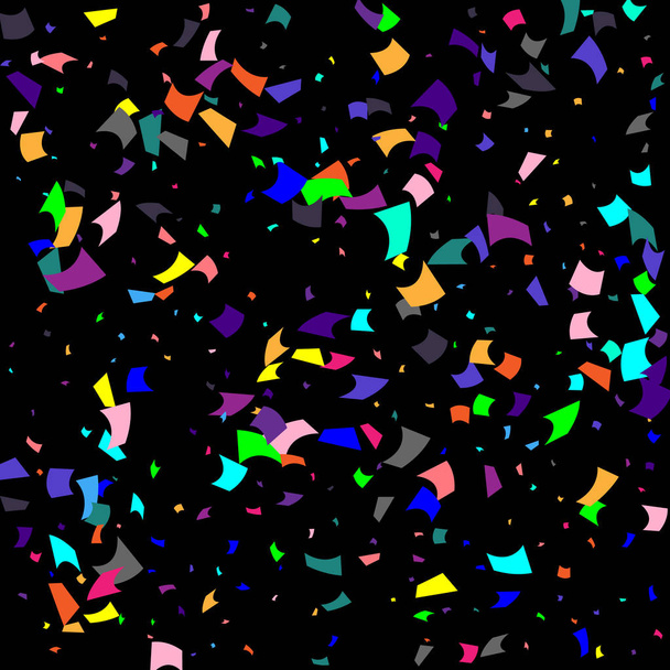 confettis colorés sur fond blanc.  - Vecteur, image