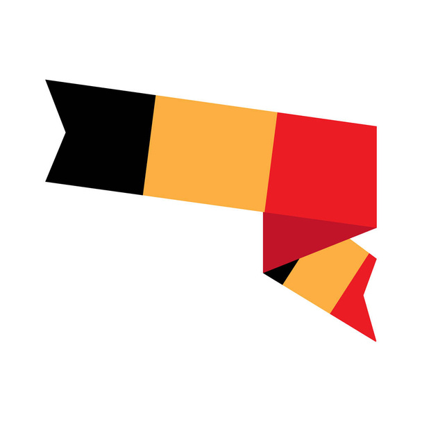 Flagge Belgiens - Vektor, Bild