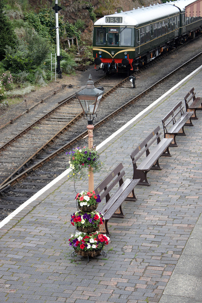 A train in Watchet station - Photo, Image