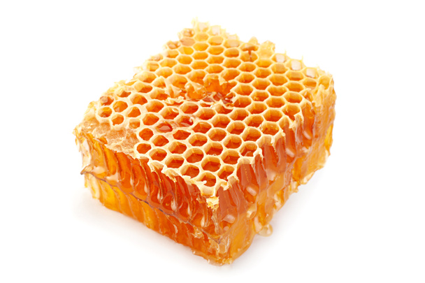 Žlutý plátek medovice detailní izolované na bílém pozadí - Fotografie, Obrázek