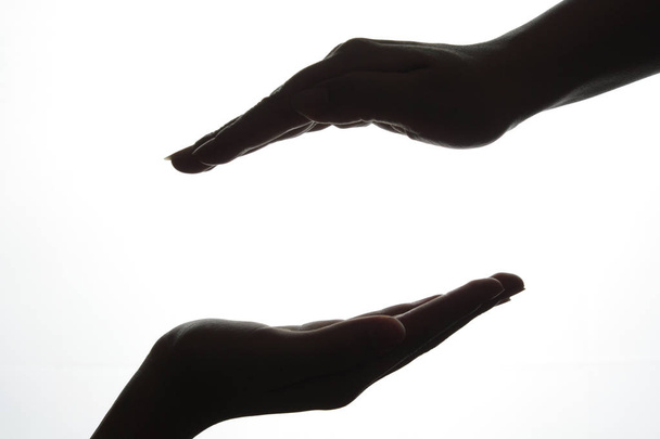 Duas mãos femininas diferentes
 - Foto, Imagem