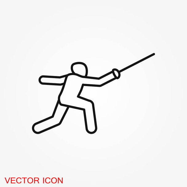 Icône d'athlète isolée sur l'illustration vectorielle de fond, conception de signe
 - Vecteur, image